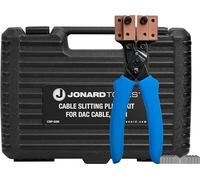 Jonard Tools CSP-D5K - Juego de alicates de corte longitudinal para cables DAC de 5 mm, incluye funda rígida y 10 cuchillas de repuesto