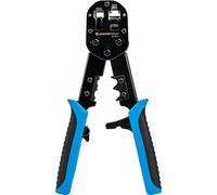 Jonard Tools UC-4511 RJ45 & RJ11/12 Crimpador modular de paso con ranuras de crimpado final