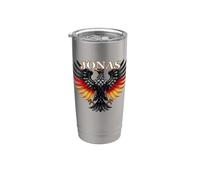 Jonas Nachname Familienname Surname Family Last Name Vaso térmico de acero inoxidable de doble pared