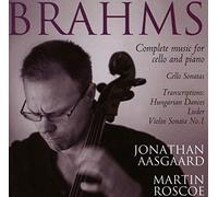 Jonathan Aasgaard;Martin Roscoe - Brahms:integral para cello y piano