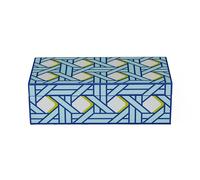 Jonathan Adler - Caja pequeña de laca de tejido de cesta