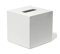 Jonathan Adler Funda para Caja de pañuelos, Lacado, Blanco, Talla única