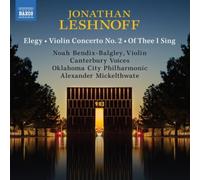 Jonathan Leshno Jonathan Leshnoff: Elegy/Violin Concerto (CD) (Importación USA)