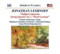 Jonathan Leshno Jonathan Leshnoff: Violin Concerto/String (CD) (Importación USA)