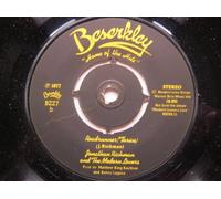 Jonathan Richman Roadrunner/The Morning Of Our Lives 7" Beserkley BZZ7 EX 1977