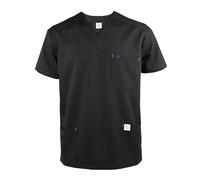 JONATHAN UNIFORM Casaca Sanitaria Hombre 3 Bolsillos Manga Corta, Casaca Medico V Cuello para Medico Enfermera Dentista