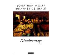 Jonathan Wolff Avner de-Shalit Disadvantage (Tapa dura) Oxford Political Theory