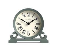 JONES CLOCKS® Saloon Reloj de repisa | Diseño Tradicional de Doble Desplazamiento pequeño | Verde | Números Romanos | Estilo clásico para Escritorio, Mesa, estantería o mesita de Noche