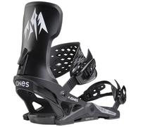 Jones Meteorito Hombre Fijación para Snowboard All Mountain Freeride Negro 2025
