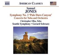 Jones, Olka, Seattle Symphony, Schwarz - Samuel Jones: Symphony No. 3, & 'Palo Duro Canyon', Concerto for Tuba and Orchestra by Jones, Olka, Seattle Symphony, Schwarz (2009) Audio CD