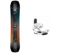 Jones - Packs (snowboard + fijaciones) - Pack Mountain Twin 2027 de Madera - Negro Negro 157 cm.160 cm