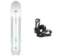 Jones - Packs (snowboard + fijaciones) - Pack Stratos Women'S 2026 para Mujer - Blanco Blanco 152 cm.155 cm