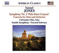 Jones, S. - Samuel Jones : Symphonie n°3 - Concerto pour tuba et orchestre