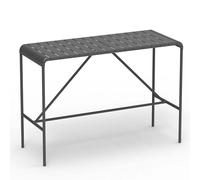 JonesHouseDeco Mesas Altas Exterior,Bar Table, Mesa de Bar, Mesa Alta Cocina,Barra Cocina Aluminio Anticorrosivo, Apto para Zonas Costeras, Exteriores y Balcones Negro