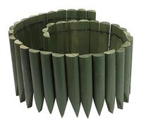 JonesHouseDeco Valla de Madera para Exteriores, Engrosar Corta valla de Madera borde 120 cm x 20 cm Acabado de Abeto Quemada,Valla Fronteriza Jardín de Abeto Verde jardín, césped, paisaje