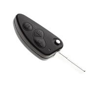 JONGO - Carcasa de Llave con Hoja Compatible con Alfa Romeo 147, 156, 166 | Funda Llave Plip Coche Mando a Distancia 3 Botones