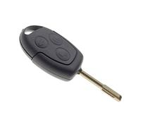 JONGO - Carcasa de Llave con Hoja Compatible con Ford Transit, Connect, Cougar y Fiesta | Modelo de Hoja Redondeada | Funda Llave Plip Coche Utilitario Mando a Distancia 3 Botones