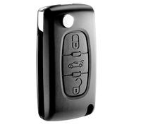 Jongo - Carcasa de Llave sin Cuchilla Compatible con Peugeot 407 (2004-2010) | CE0523 | con 1x Pila CR1620 | Caja Llave Plip Coche Mando a Distancia 3 Botones