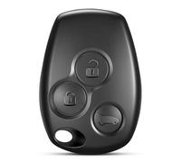 Jongo® Funda Llave 3 Botones Compatible con Renault - NE73/VAC102 sin Hoja | Compatible con Clio 3, Kangoo, Master, Modus y Trafic. Solo para llaves de 3 botones. La pila CR2016 no se incluye.
