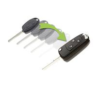 Jongo - Kit Transformación en Carcasa de Llave Plegable Compatible con Ford Transit, Connect, Fiesta, Fusion, Focus, C-MAX, S-MAX, Mondeo, Ka | Funda Llave Plip Coche Mando a Distancia 3 Botones