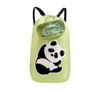Jongyumo Bolsas de natación para niños, bolsa de equipo para equipo de playa y natación, bolso de hombro impermeable al aire libre para niñas, verde, Siehe Beschreibung