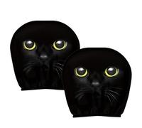 Jongyumo Headrest Fundas para Coches, 2 Piezas Seda Hierro Divertidas Dibujos Animados Coche Fundas Reposacabezas Protector de Asiento para Sedan SUV Camión Decoración de Vehículos Halloween