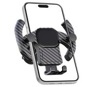Jongyumo Soporte de aire acondicionado para teléfono móvil, soporte extensible para la ventilación del coche, soporte universal con forma de volante para coches, camiones, sedán