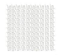 Jonikuper 100 grapas de 0,6/0,8 mm para grapadora en caliente para parachoques de coche, kit de reparación de soldador de plástico con construcción de acero inoxidable y múltiples opciones de forma (B