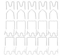 Jonikuper 1200 grapas calientes de acero inoxidable para soldadura de plástico y reparación de parachoques, grapas planas, onduladas y de esquina exterior, precortadas, compatibles con grapadora