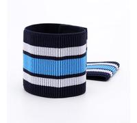 Jonikuper 2 correas para pantalones de ciclismo, banda de sujeción de pierna con material de látex, clips de cinturón de tobillo para mantener los pantalones lejos de la cadena para anillo, color azul