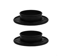 Jonikuper 2 fundas de plástico de 24 mm para protección del pedalier compatibles con varias bicicletas, protección antipolvo para el rendimiento del eje y el juego de bielas (B)