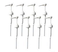 Jonikuper 8 cabezales dispensadores de jarabe con boquilla de presión, 8 cc, 10 cc, 15 cc, 20 cc, dispensación de líquido presurizado reutilizable, desmontable para una fácil limpieza (8 CC)