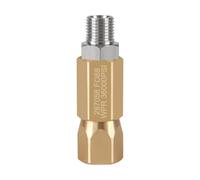 Jonikuper Acoplamiento giratorio profesional de la manguera del acero inoxidable del conector giratorio del espray de la pintura sin aire de 360 grados