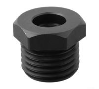 Jonikuper Adaptador de portabrocas de torno de madera, con múltiples opciones de rosca interna, sello a prueba de polvo, metal resistente al desgaste, negro (B)