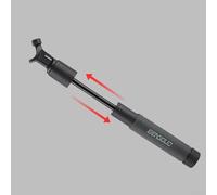 Jonikuper Aire de mano de doble acción para baloncesto y pelotas deportivas, inflador y desinflador bidireccional portátil con aguja de pelota, color negro