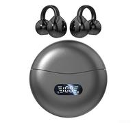 Jonikuper Auriculares verdaderamente inalámbricos M79 de conducción ósea para una experiencia de audio mejorada, ideales para deportes y juegos con controles táctiles (negro)