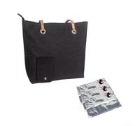 Jonikuper Bolsa de vino aislada con interior a prueba de fugas y aislamiento acolchado plateado para aventuras al aire libre, picnics y regalos de viaje, capacidad para 2 botellas de