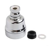 Jonikuper Cabezal de grifo de cocina giratorio de 360 grados con pulverización de 3 modos, filtro de boquilla de rosca interna para ahorrar agua y para una fácil limpieza