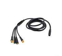 Jonikuper Cable impermeable 1TO4 de 8 pines para controlador, cable de 8 núcleos de 180 cm para acelerador eléctrico y componentes, para material ABS duradero