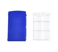 Jonikuper Caja de almacenamiento apilable de plástico con cajones translúcidos transparentes para componentes de tornillos, 160 x 95 x 40 mm, grosor y montaje en pared, (SKU)