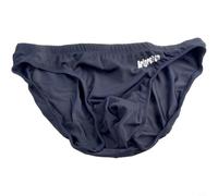 Jonikuper Calzoncillos de natación para hombre, corte bikini de talle bajo, elásticos, transpirables, de nailon y elastano, ropa de playa, paquete de colores varía según disponibilidad, azul oscuro