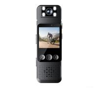 Jonikuper Cámara corporal portátil 1080P FHD con audio tipo C de carga rápida, luz de relleno, almacenamiento expandible a 128 GB para acción y viajes