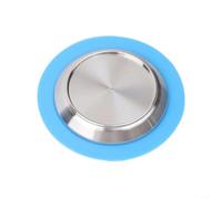 Jonikuper Cápsulas de café reutilizables para máquinas Zenius, de acero inoxidable, recargables, para cápsulas con capacidad de 3-4 g, incluye herramientas dosificadoras, plateado y azul (c)