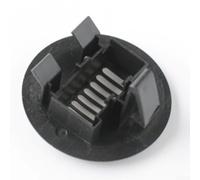 Jonikuper Carcasa de micrófono de coche ABS montada en el techo 7H5857155A compatible con vehículos para una comunicación fiable en el automóvil y la integración del sistema de audio