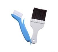 Jonikuper Cepillo de limpieza de aletas de condensador de CA de acero inoxidable para mantenimiento de aire acondicionado, refrigerador y bobina, juego de 2 piezas, 7.09 x 2.95 pulgadas, peine de