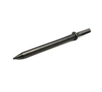 Jonikuper Cincel hexagonal para martillo neumático, juego de cinceles de acero resistente de 175 mm con puntas planas, puntiagudas, de muesca y triangulares invertidas, color gris plateado (cincel