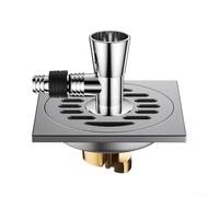 Jonikuper Drenaje de piso de acero inoxidable con núcleo de cobre, mecanismo automático de cierre abierto, drenaje de alta capacidad, prevención de olores e insectos para baño o cocina(6)