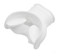 Jonikuper Funda para boquilla de regulador de segunda etapa con soporte de pulpo, retenedor de silicona de grado alimenticio para equipo de esnórquel, azul (blanco)