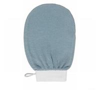 Jonikuper Guante exfoliante marroquí para el cuerpo, degrada el guante de baño de rayón para todo tipo de piel, células muertas, mejora la absorción hidratante, reutilizable y (1 unidad, azul)