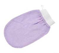 Jonikuper Guante exfoliante marroquí para el cuerpo, degrada el guante de baño de rayón para todo tipo de piel, células muertas, mejora la absorción hidratante, reutilizable y (1 unidad, morado claro)